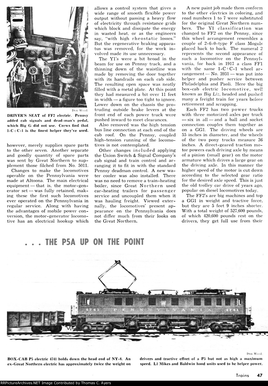 Pennsy's "New" FF-2 Electrics, Page 47, 1958